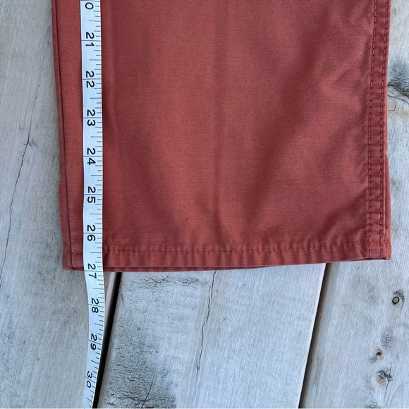 Levi’s Ribcage Straight Ankle Cropped Pant Clay Rust Coral - Picture 15 of 16